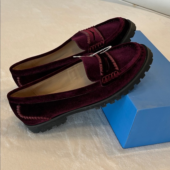 Jack Rogers New Women's Wine Deep Red Loafers. Size 7 and 8 - Picture 5 of 8